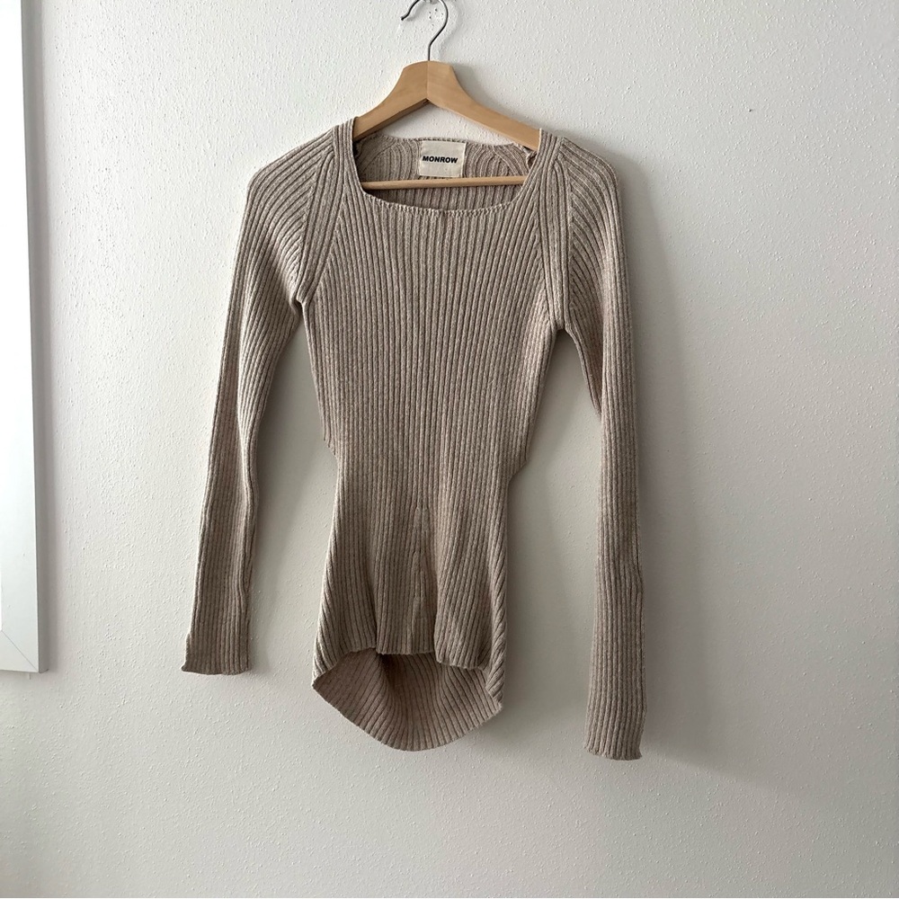 Monrow open back top